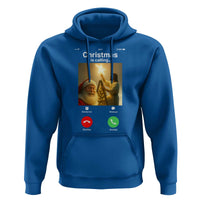 Funny Santa Jesus Video Call Hoodie - Wonder Print Shop