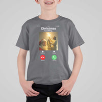 Funny Santa Jesus Video Call T Shirt For Kid - Wonder Print Shop