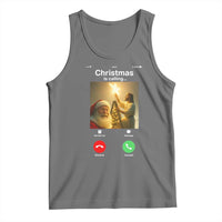 Funny Santa Jesus Video Call Tank Top - Wonder Print Shop