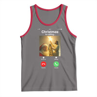 Funny Santa Jesus Video Call Tank Top - Wonder Print Shop
