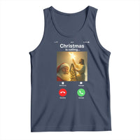 Funny Santa Jesus Video Call Tank Top - Wonder Print Shop