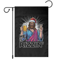 Jesus Christmas Garden Flag Funny Drinking Beer Xmas Holiday - Wonder Print Shop