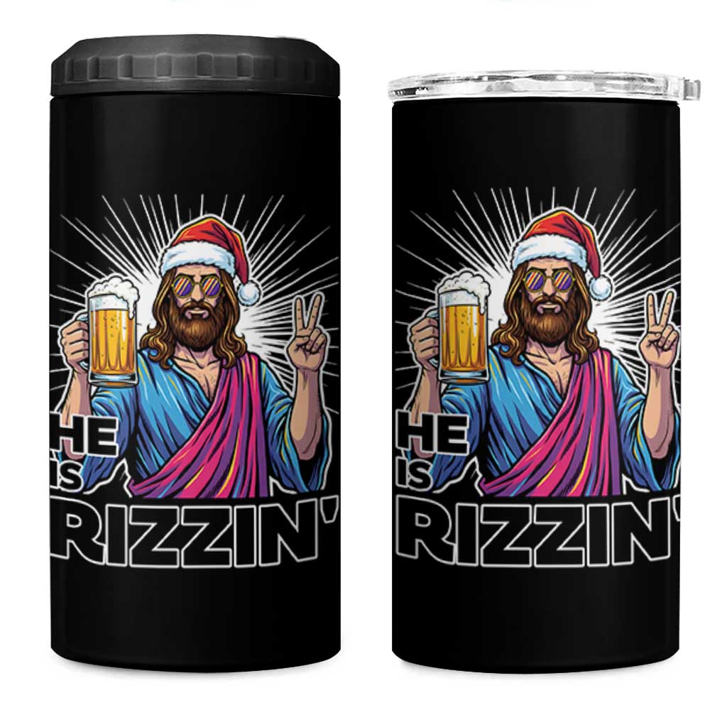 Jesus Christmas 4 in 1 Can Cooler Tumbler Funny Drinking Beer Xmas Holiday - Wonder Print Shop