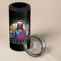 Jesus Christmas 4 in 1 Can Cooler Tumbler Funny Drinking Beer Xmas Holiday - Wonder Print Shop