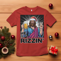 Jesus Christmas T Shirt Funny Drinking Beer Xmas Holiday - Wonder Print Shop