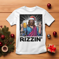 Jesus Christmas T Shirt Funny Drinking Beer Xmas Holiday - Wonder Print Shop