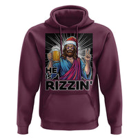 Jesus Christmas Hoodie Funny Drinking Beer Xmas Holiday - Wonder Print Shop