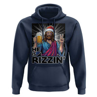 Jesus Christmas Hoodie Funny Drinking Beer Xmas Holiday - Wonder Print Shop