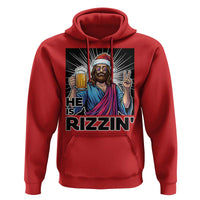 Jesus Christmas Hoodie Funny Drinking Beer Xmas Holiday - Wonder Print Shop