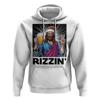 Jesus Christmas Hoodie Funny Drinking Beer Xmas Holiday - Wonder Print Shop