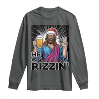 Jesus Christmas Long Sleeve Shirt Funny Drinking Beer Xmas Holiday - Wonder Print Shop