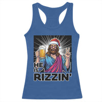 Jesus Christmas Racerback Tank Top Funny Drinking Beer Xmas Holiday - Wonder Print Shop