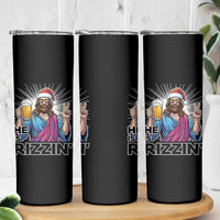 Jesus Christmas Skinny Tumbler Funny Drinking Beer Xmas Holiday - Wonder Print Shop