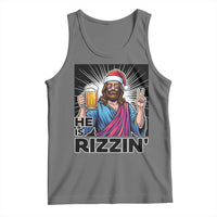 Jesus Christmas Tank Top Funny Drinking Beer Xmas Holiday - Wonder Print Shop