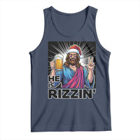 Jesus Christmas Tank Top Funny Drinking Beer Xmas Holiday - Wonder Print Shop