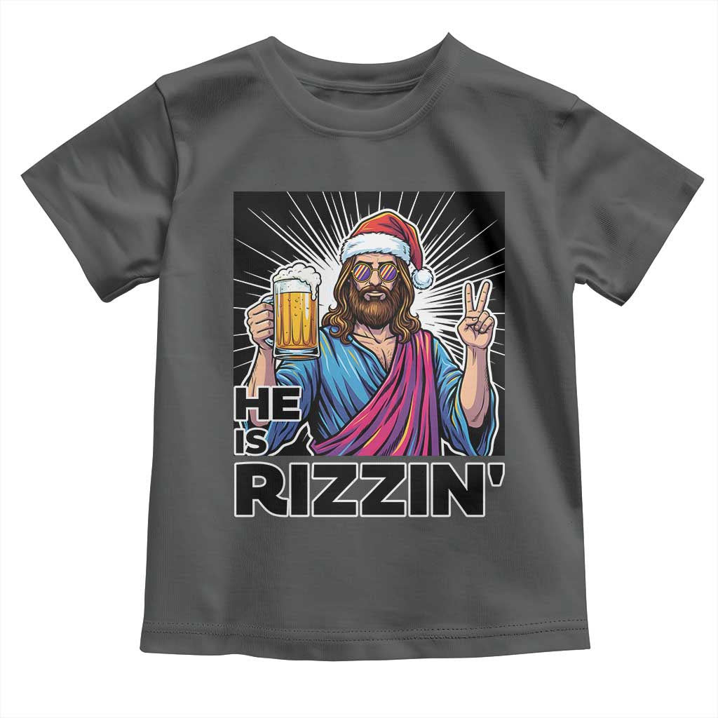 Jesus Christmas Toddler T Shirt Funny Drinking Beer Xmas Holiday - Wonder Print Shop