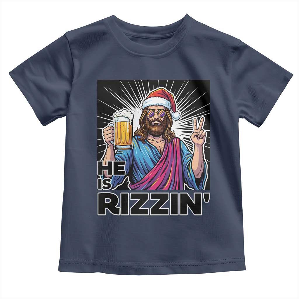 Jesus Christmas Toddler T Shirt Funny Drinking Beer Xmas Holiday - Wonder Print Shop