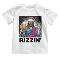 Jesus Christmas Toddler T Shirt Funny Drinking Beer Xmas Holiday - Wonder Print Shop