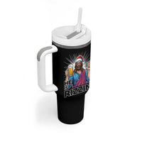 Jesus Christmas Tumbler With Handle Funny Drinking Beer Xmas Holiday - Wonder Print Shop