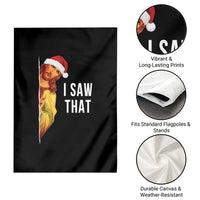 Jesus Christmas Meme Garden Flag I Saw That - Wonder Print Shop