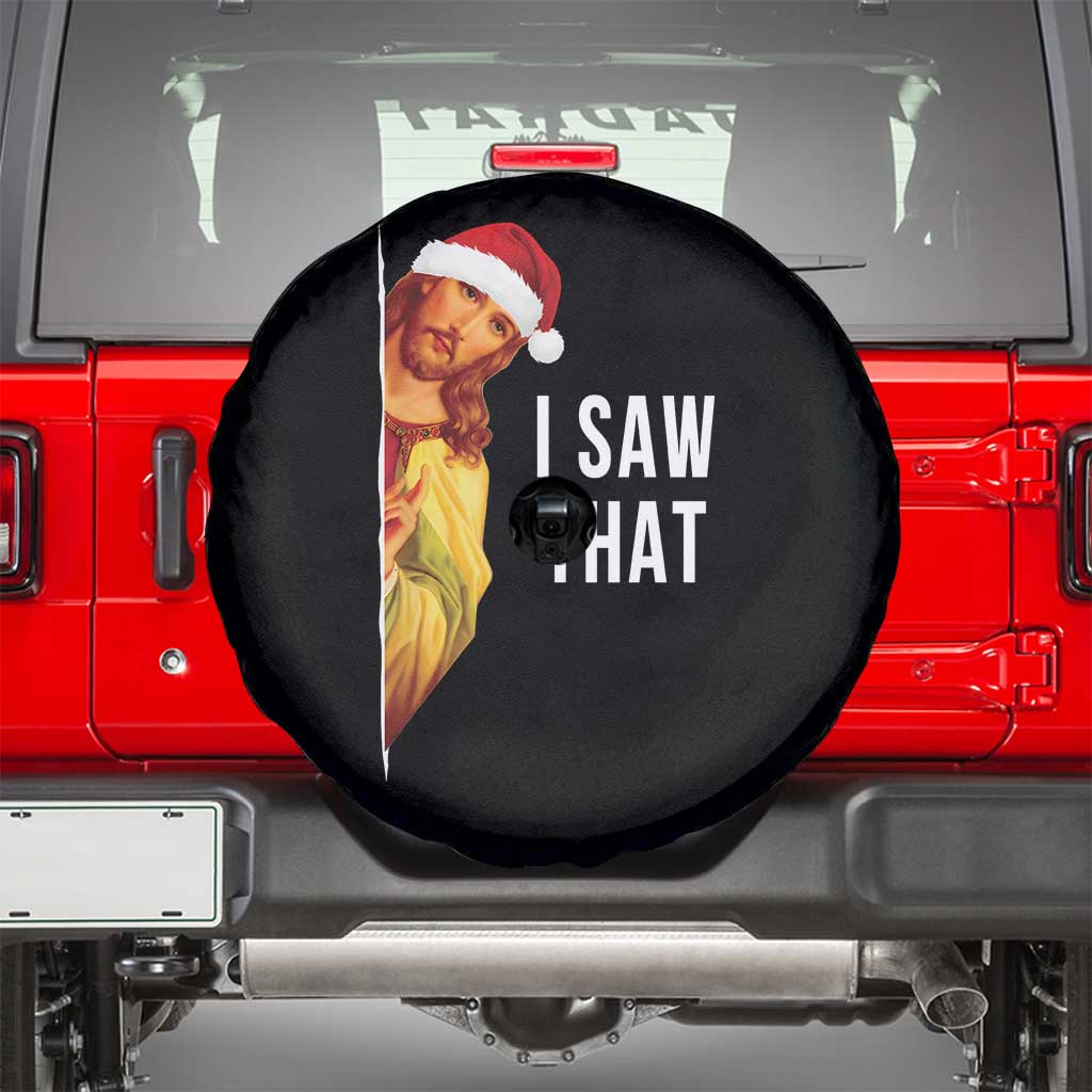 Jesus Christmas Meme Spare Tire Cover I Saw That - Wonder Print Shop