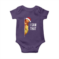 Jesus Christmas Meme Baby Onesie I Saw That - Wonder Print Shop
