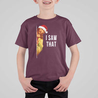 Jesus Christmas Meme T Shirt For Kid I Saw That - Wonder Print Shop