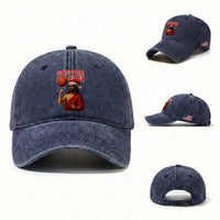 Jesus Basketball Christmas Washed Cotton Baseball Cap He Is Rizzin