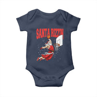 Santa Basketball Christmas Baby Onesie He Is Rizzin - Wonder Print Shop