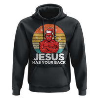 Funny Satan Christmas Hoodie Jesus Has Your Back - Wonder Print Shop