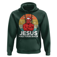 Funny Satan Christmas Hoodie Jesus Has Your Back - Wonder Print Shop