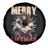 Jesus Gym Christmas Spare Tire Cover Merry Liftmas Xmas - Wonder Print Shop