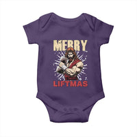 Jesus Gym Christmas Baby Onesie Merry Liftmas Xmas - Wonder Print Shop