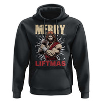 Jesus Gym Christmas Hoodie Merry Liftmas Xmas - Wonder Print Shop