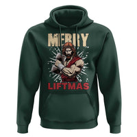 Jesus Gym Christmas Hoodie Merry Liftmas Xmas - Wonder Print Shop