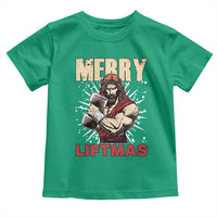 Jesus Gym Christmas Toddler T Shirt Merry Liftmas Xmas - Wonder Print Shop