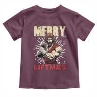 Jesus Gym Christmas Toddler T Shirt Merry Liftmas Xmas - Wonder Print Shop