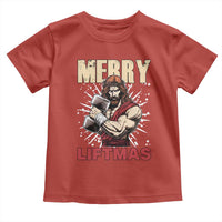 Jesus Gym Christmas Toddler T Shirt Merry Liftmas Xmas - Wonder Print Shop