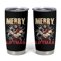 Jesus Gym Christmas Tumbler Cup Merry Liftmas Xmas - Wonder Print Shop