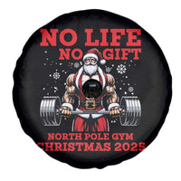Santa Gym Christmas Spare Tire Cover Lifting Swole Santa Ugly Xmas - Wonder Print Shop