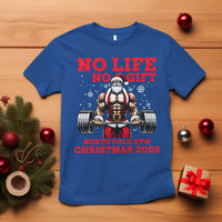 Santa Gym Christmas T Shirt Lifting Swole Santa Ugly Xmas - Wonder Print Shop