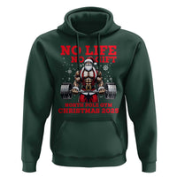 Santa Gym Christmas Hoodie Lifting Swole Santa Ugly Xmas - Wonder Print Shop