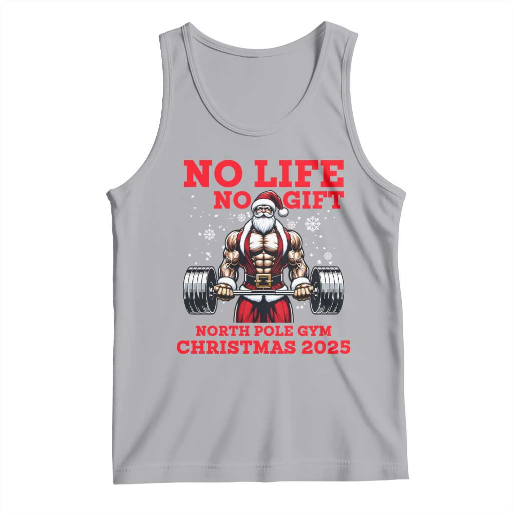 Santa Gym Christmas Tank Top Lifting Swole Santa Ugly Xmas - Wonder Print Shop