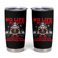 Santa Gym Christmas Tumbler Cup Lifting Swole Santa Ugly Xmas - Wonder Print Shop
