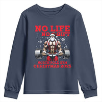 Santa Gym Christmas Youth Sweatshirt Lifting Swole Santa Ugly Xmas - Wonder Print Shop