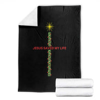 Jesus Christian Christmas Throw Blanket Religious Cross Bible Verse Inspirational - Wonder Print Shop