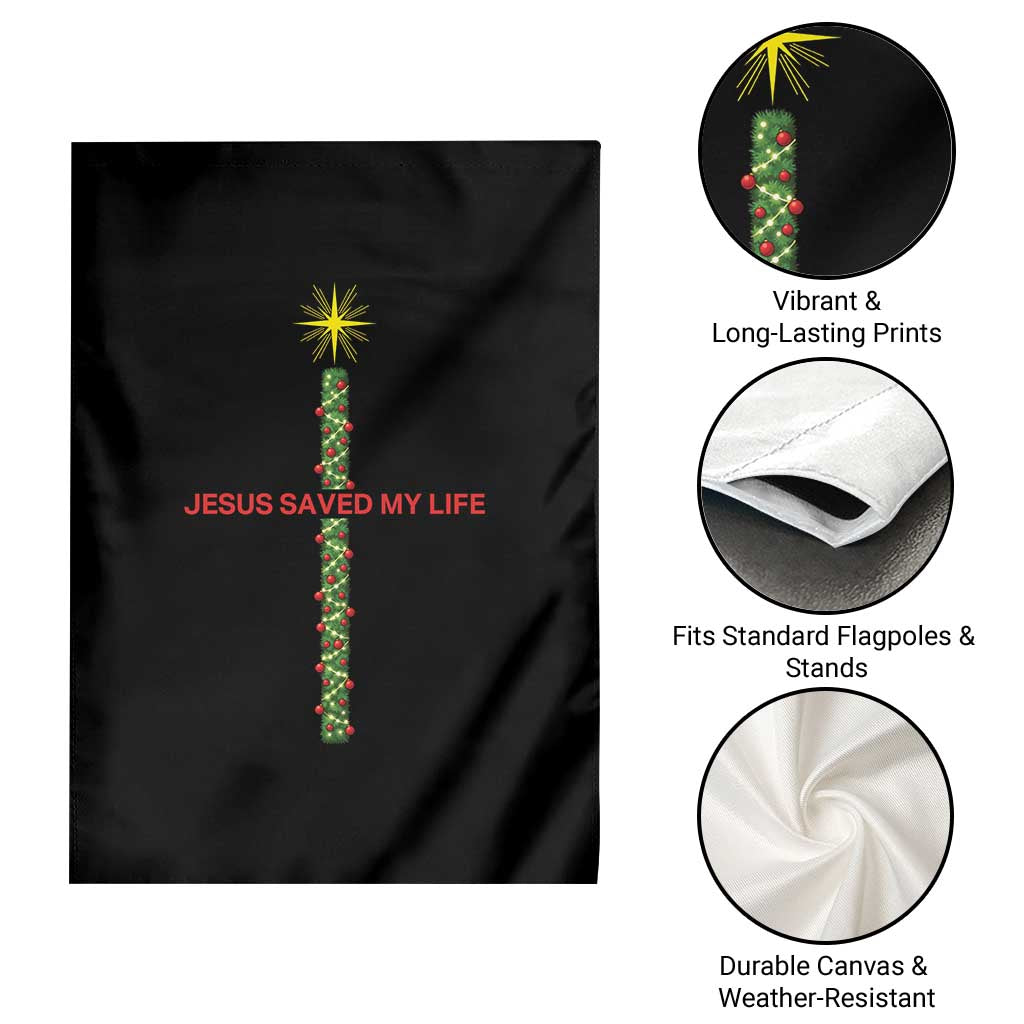 Jesus Christian Christmas Garden Flag Religious Cross Bible Verse Inspirational - Wonder Print Shop