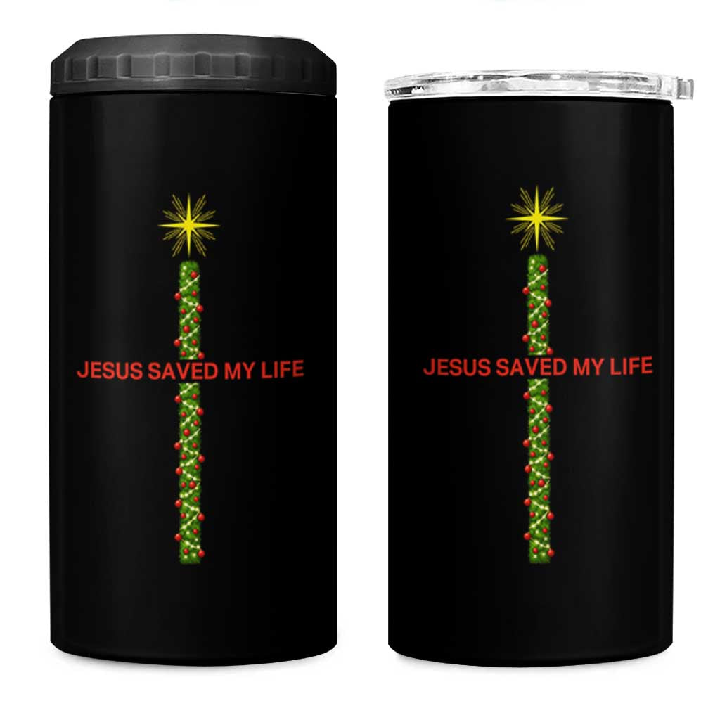Jesus Christian Christmas 4 in 1 Can Cooler Tumbler Religious Cross Bible Verse Inspirational - Wonder Print Shop