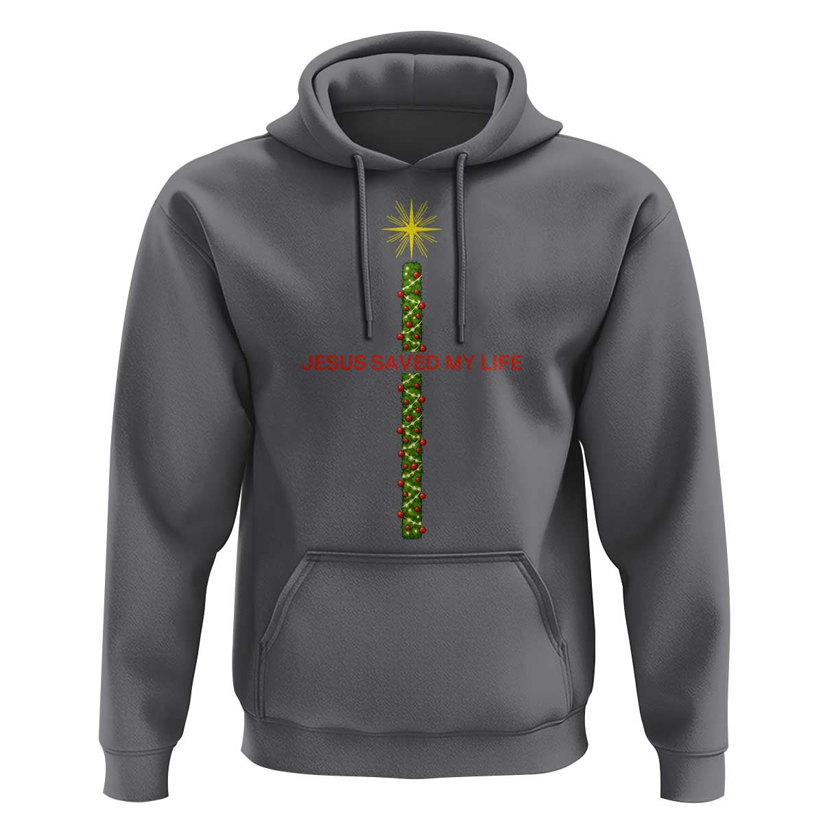 Jesus Christian Christmas Hoodie Religious Cross Bible Verse Inspirational - Wonder Print Shop