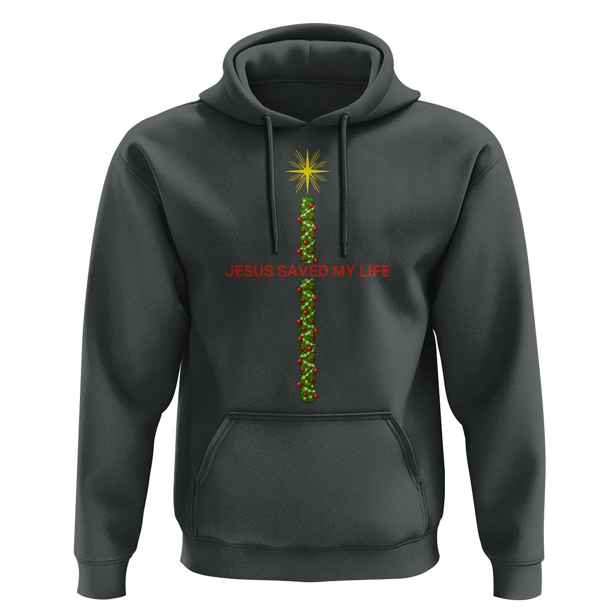 Jesus Christian Christmas Hoodie Religious Cross Bible Verse Inspirational - Wonder Print Shop